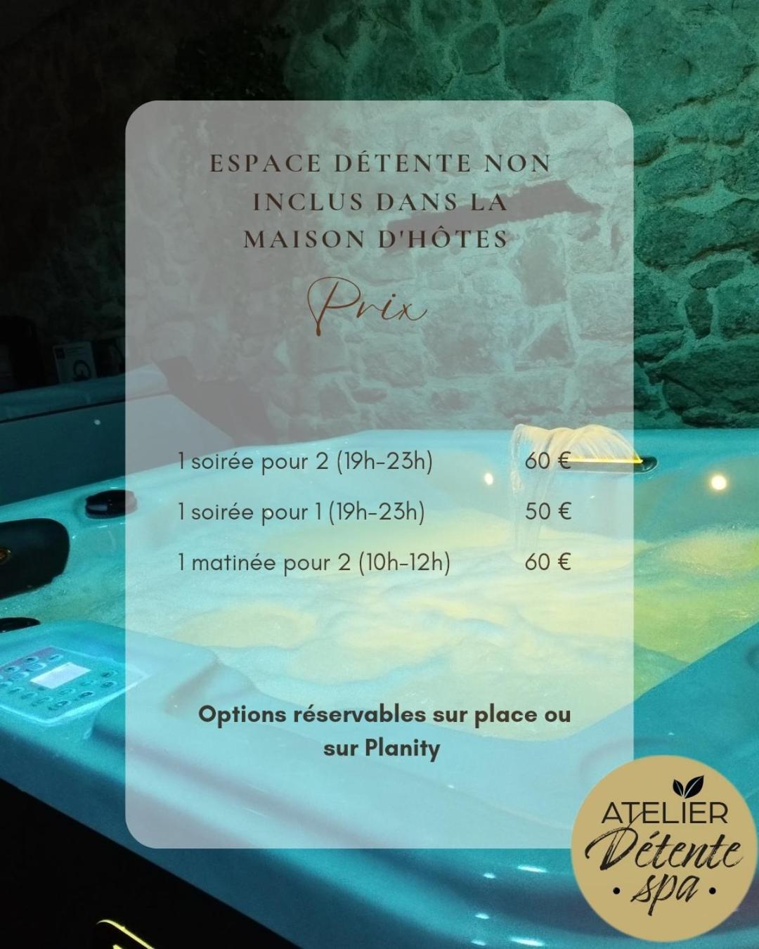 L'Atelier Detente Et Spa Caudrot Exterior photo
